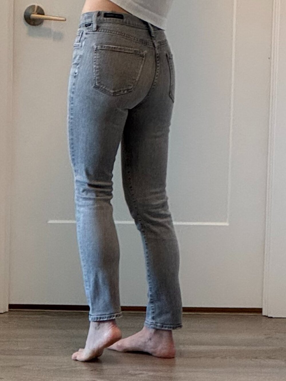Citizens of Humanity Harlow Ankle High Rise Skinny | Gray | Size 25